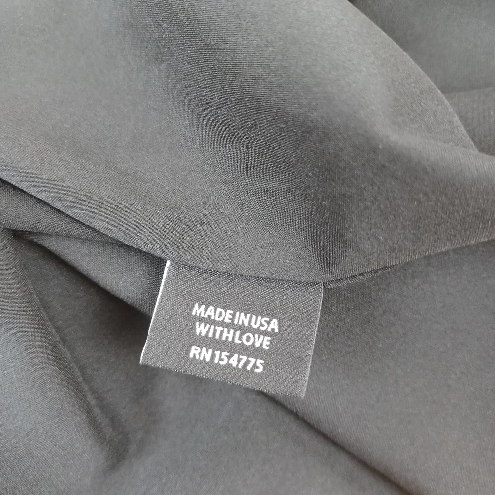 InLove By Marina Bulatkina Audrey Dress Plus Size 16 Women Black Pockets A line